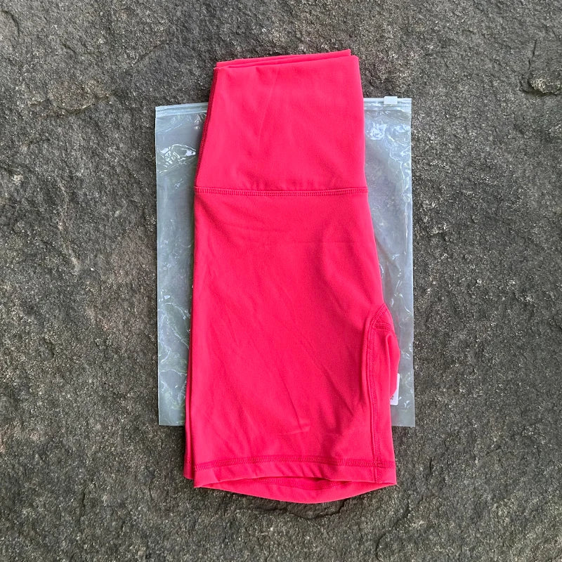 Clearance_Women Sports Biker Shorts Women Naked Feeling High Waist Yoga Shorts Push Up Fitness Leggings Tummy Control Yoga Slim