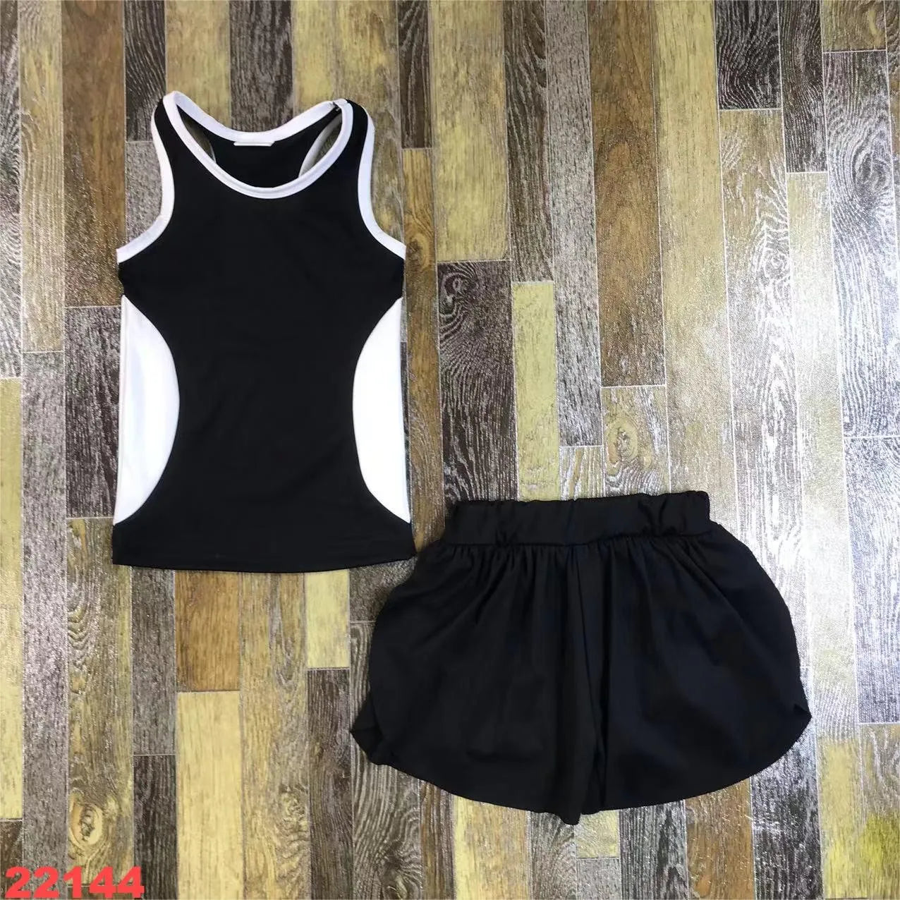 BABY Gym Yoga sets for Girls Yoga vest shorts clothes 1 to 8 years  children clothes cotton comfortable fitness special