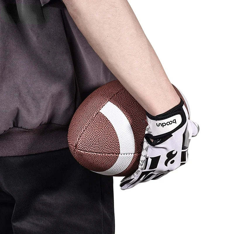 Baseball Football Gloves, Fitness Sports Non - Slip Outdoor Hiking Gloves, Boys Leather Clothing Matching Gloves, Men's