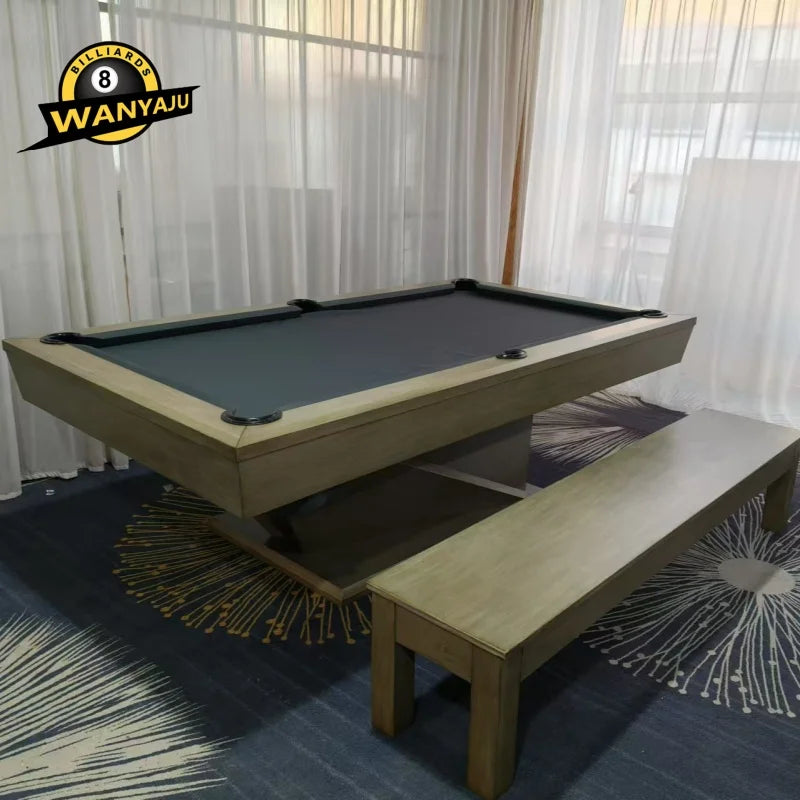 Professional 7ft Folding Pool Table, MDF Board & Waterproof Felt for Home/Bar, 24H Shipping + Free Accessories Kit