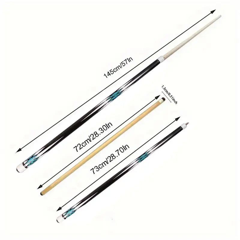 Pool Cue Stick 1/2 13mm House Bar Billiard Game Enhancing Cue Snookers Cue Stick Billiard Accessories For Pool Table Billiard