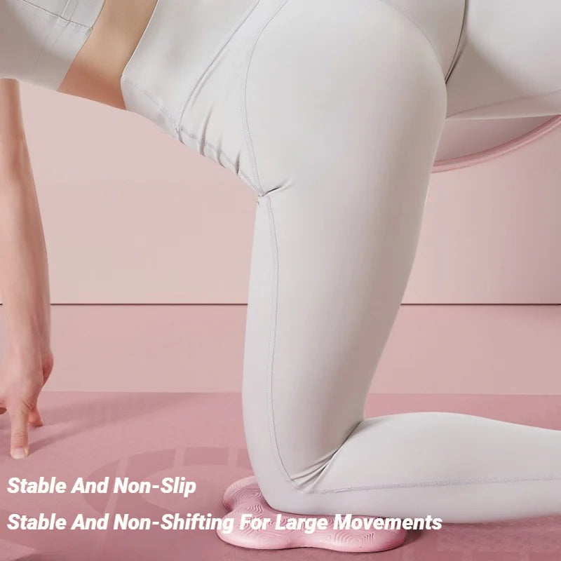 TPE Thickened Anti Slip Yoga Kneeling Protective Pad Knee Soft Flat Support Rebound Non-Slip Sports Fitness Mat Shock Absorption