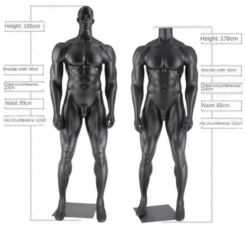 Bodybuilding Dummy Muscular Male Mannequins Display rack for Sports Clothing Store Full Body Fitness Man Mannequin Display Stand