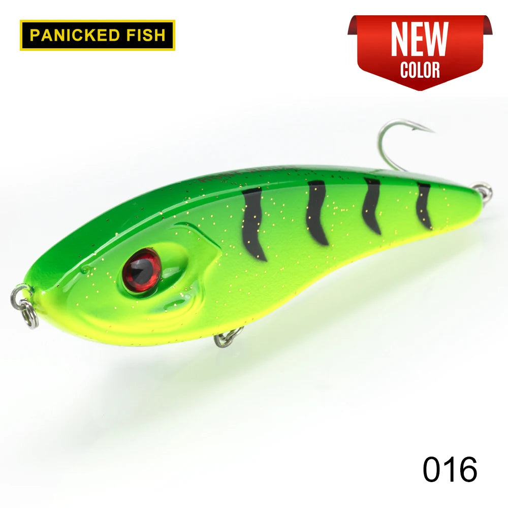 Hunthouse Jerkbait Fishing Lure Loud Sound Pencil Baits Pike Lure Slow Sinking Artificial 115mm145mm Wobblers Pesca Leurre Perch