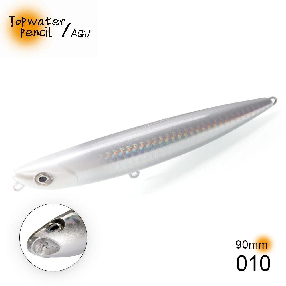 Hunthouse D02 Sparrow Pencil Surface Fishing Lure Topwater Stickbaits 90/120mm 11.5/26g Top Walkers pesca For Bass Tackle LW519