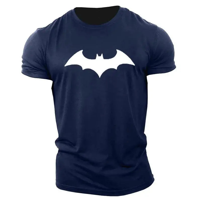 New Beast Kingdom Batman Movie Peripheral Print T-Shirt Creative Handsome Personality Quick Dry Boys Fitness Short Sleeve Top