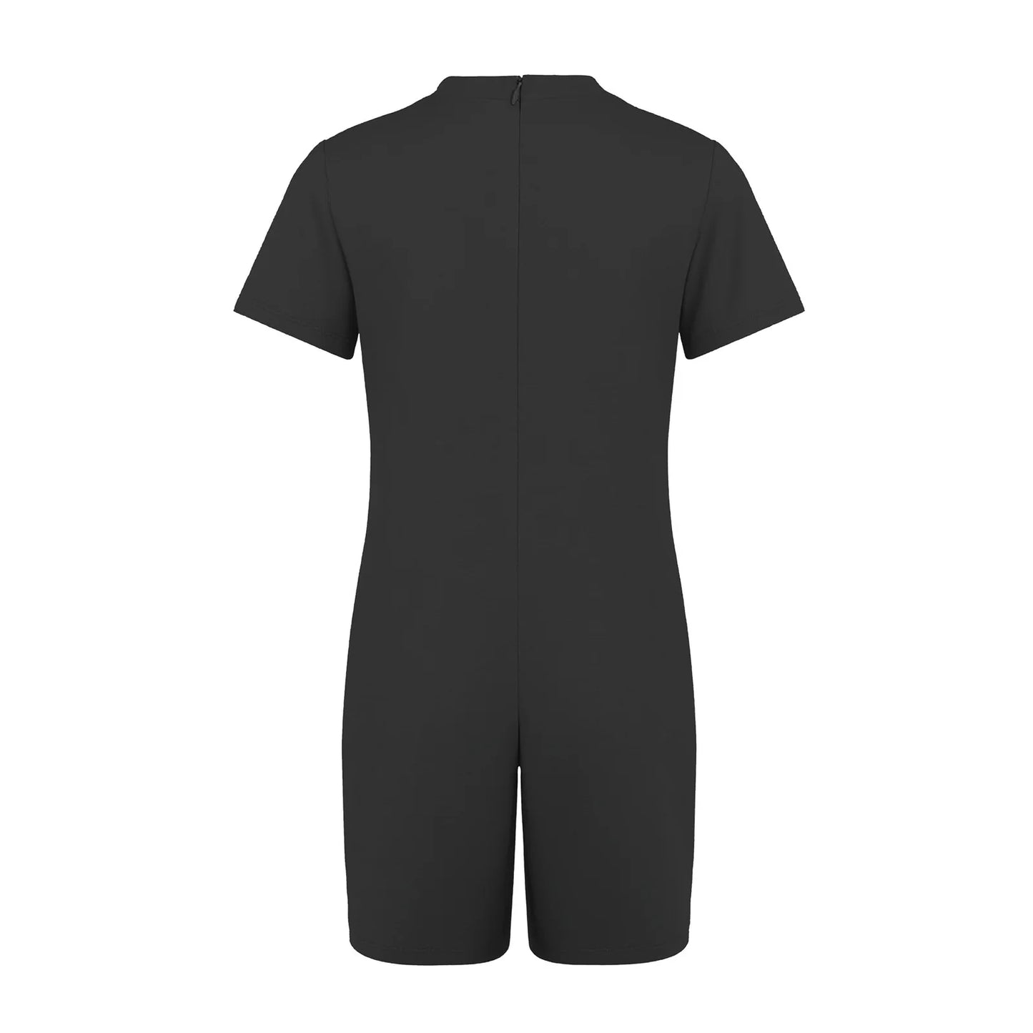 Girls Boys Special Needs Romper Adaptive Clothing Short Sleeve Back Invisible Zipper Ballet Gymnastics Workout Fitness Jumpsuit