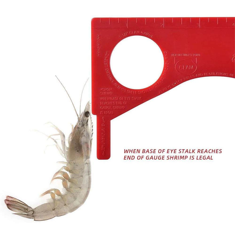 Fishing Crab Gauge Ruler Measurement For Crab Shrimp Measure Tool Sporting Goods Wear-Resistant Gauge Scale Fishing Tools