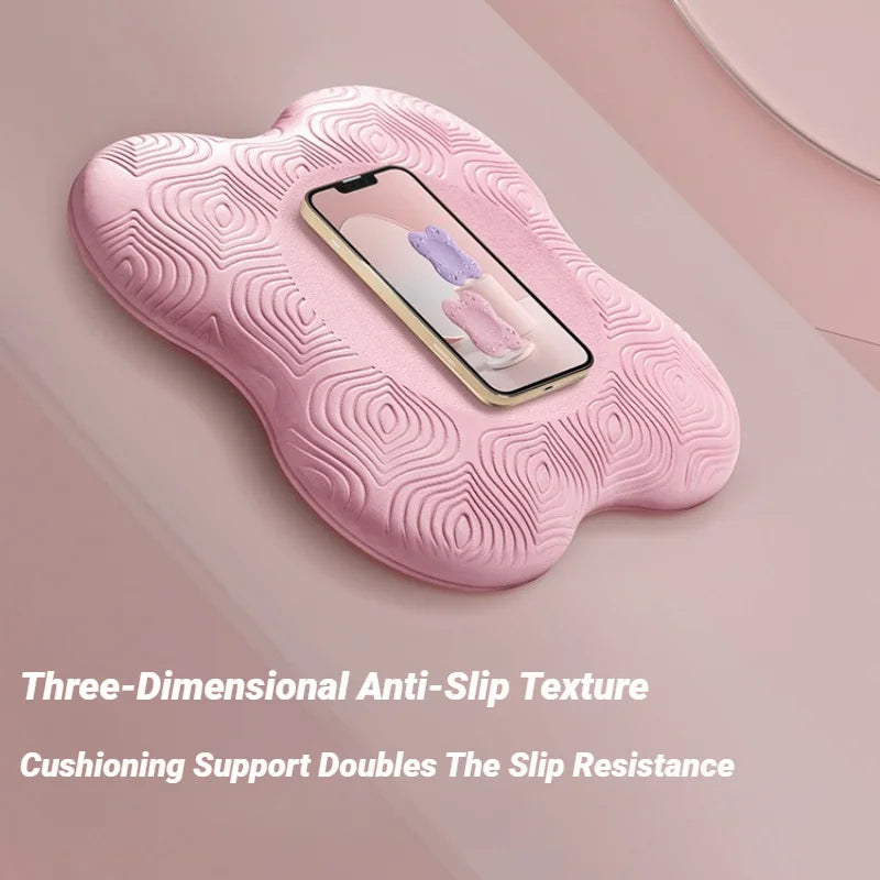 TPE Thickened Anti Slip Yoga Kneeling Protective Pad Knee Soft Flat Support Rebound Non-Slip Sports Fitness Mat Shock Absorption