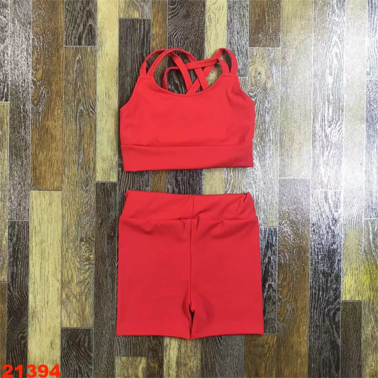 BABY Gym Yoga sets for Girls Yoga vest shorts clothes 1 to 8 years  children clothes cotton comfortable fitness special