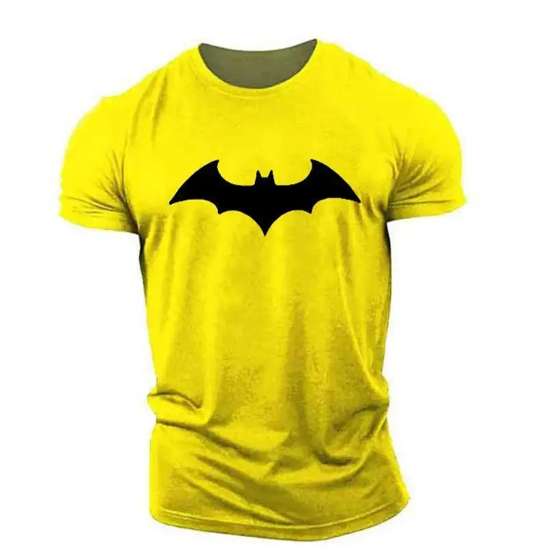 New Beast Kingdom Batman Movie Peripheral Print T-Shirt Creative Handsome Personality Quick Dry Boys Fitness Short Sleeve Top