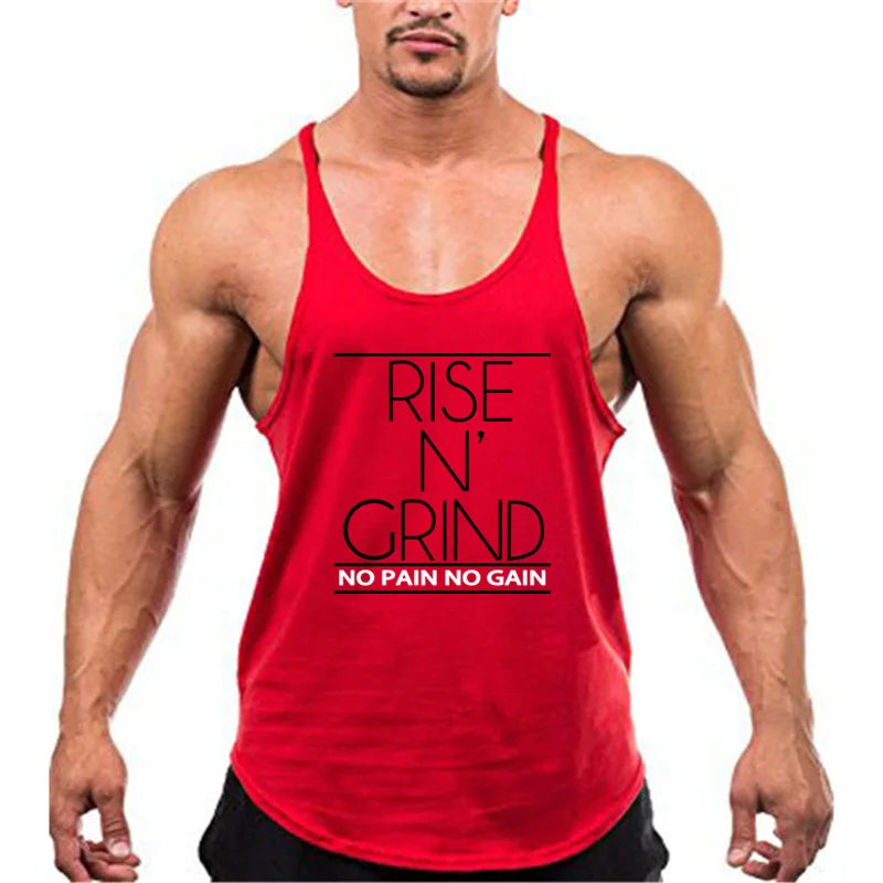 New Cotton Gym Tank Tops Men Sleeveless Tank tops For Boys Bodybuilding Clothing Undershirt Fitness Stringer workout Vest