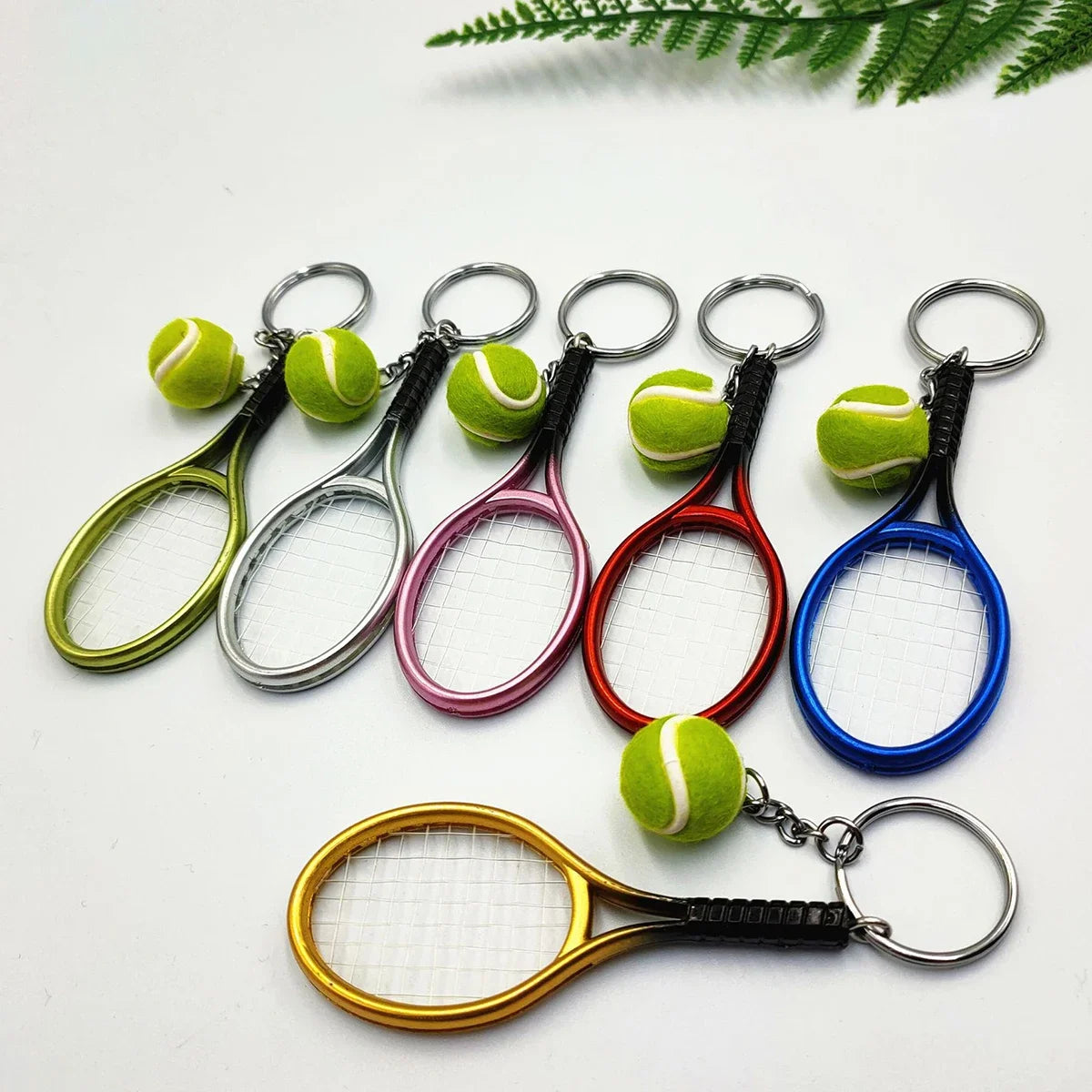 Golf Ball Key Chain Top Grade Metal Keychain Car Key Chain Key Ring Sporting Goods Sports Gift for Man Souvenir Ball Key Ring