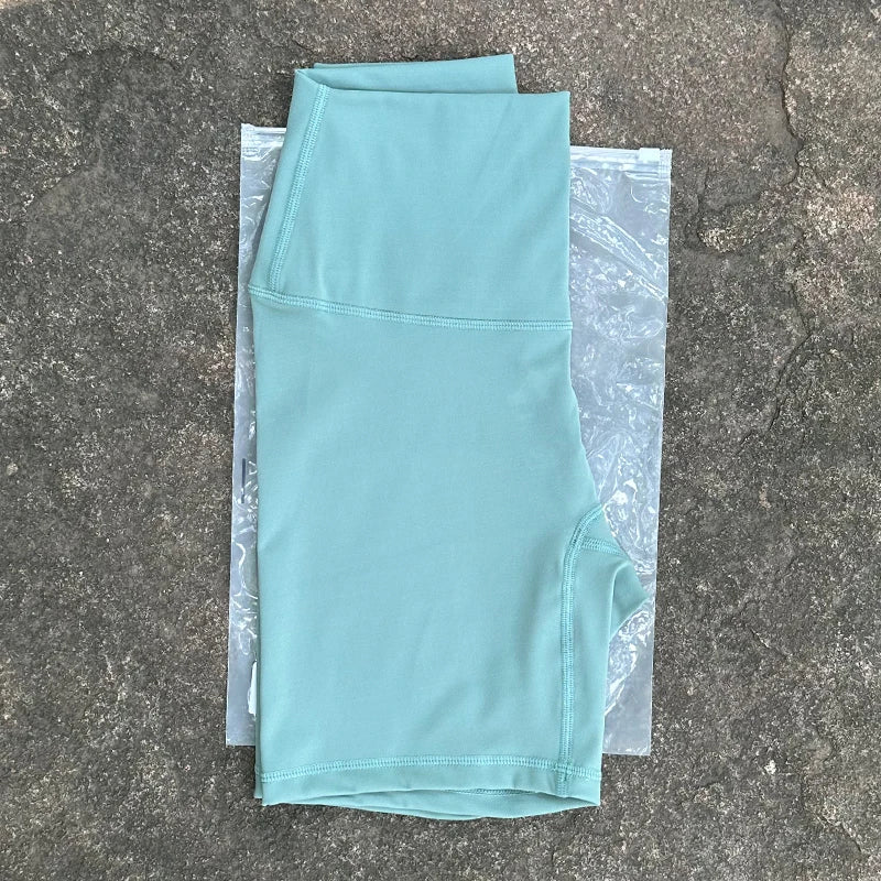 Clearance_Women Sports Biker Shorts Women Naked Feeling High Waist Yoga Shorts Push Up Fitness Leggings Tummy Control Yoga Slim