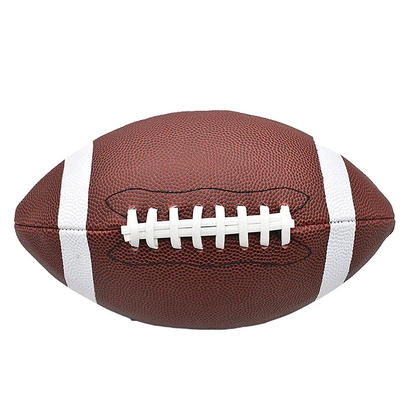 Standard 8.5inch American Football Soccer Rugby PVC Football Sports Football For Men Women Children Can Inflatable Sporting Good
