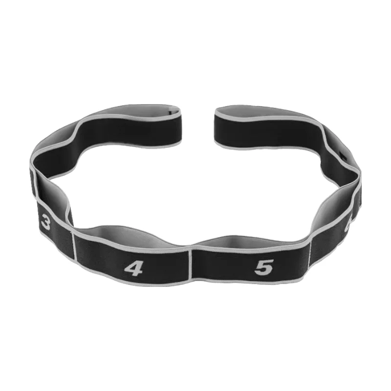 8 Section Style Dance Yoga Stretching Belt Pilates Fitness Tension Digital Elasticity Latin Elastic Stretch Resistance Band