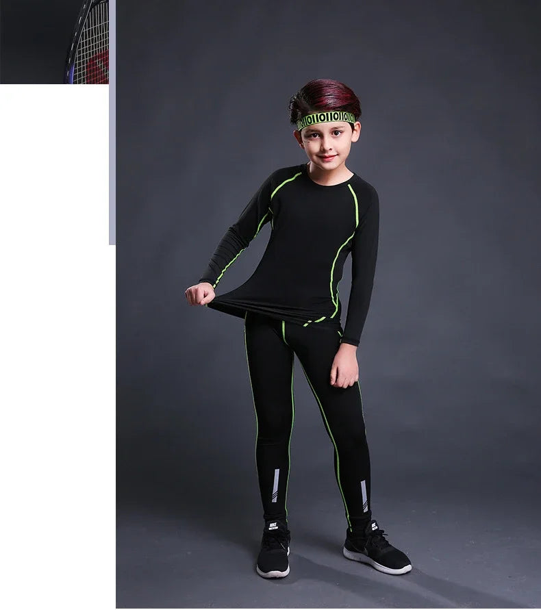 2025 Kids Running Sets 3 PCS Quick Drying Summer Clothing for Girls Basketball Soccer and Fitness Children Sports Sets