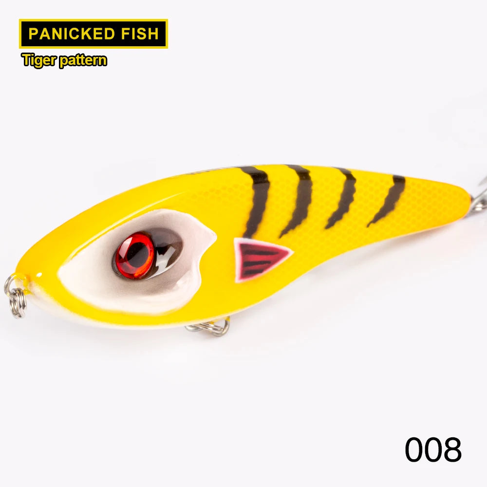 Hunthouse Jerkbait Fishing Lure Loud Sound Pencil Baits Pike Lure Slow Sinking Artificial 115mm145mm Wobblers Pesca Leurre Perch