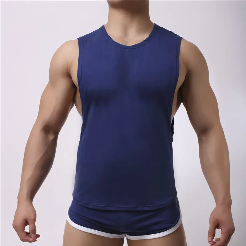 Gyms Clothing Bodybuilding Tank Top Men Fitness Singlet Sleeveless Shirt Cotton Muscle Guys Brand Undershirt for Boy Vest