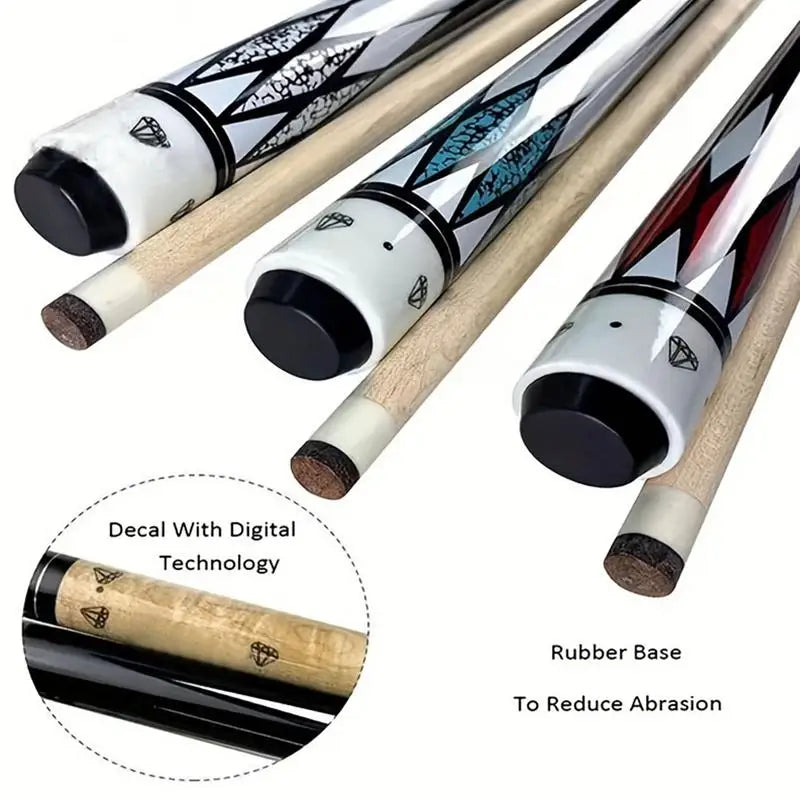 Pool Cue Stick 1/2 13mm House Bar Billiard Game Enhancing Cue Snookers Cue Stick Billiard Accessories For Pool Table Billiard