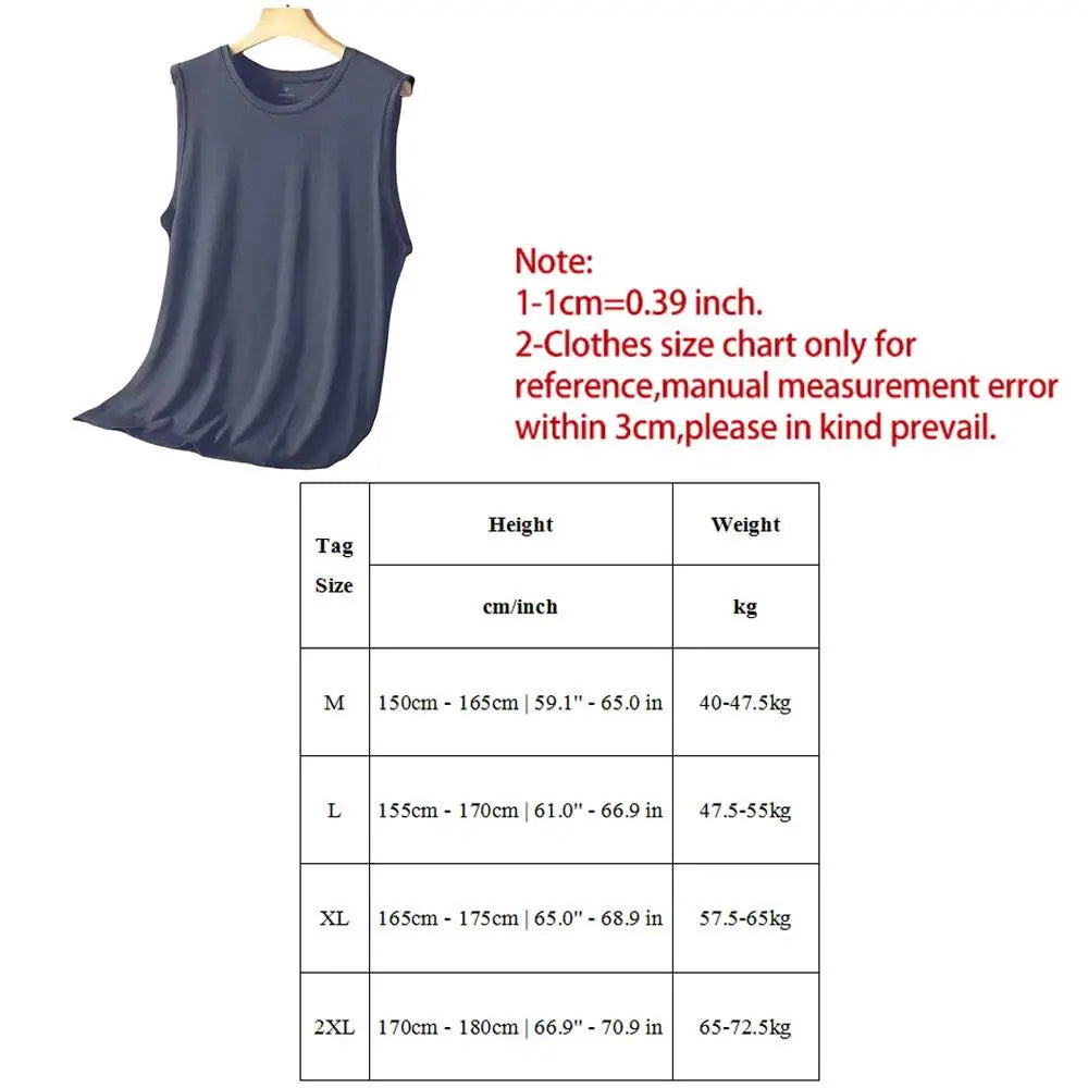 Men Breathable Loose Tee Summer Sleeveless T-Shirt Boys Sports Tank Top Unisex Casual Quick Drying Vest Cool Fitness Clothing