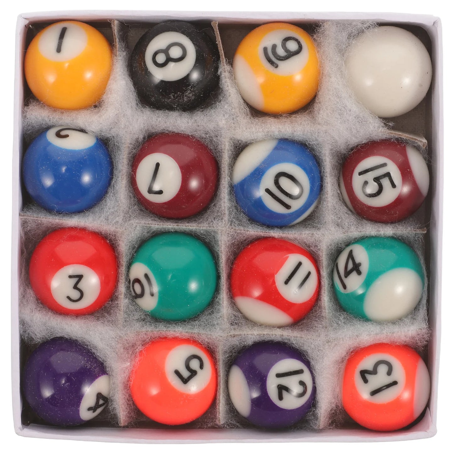 Children Billiards Balls Set 25MM Pool Toys Mini Table Accessories Wear Resistant Training Snooker Game Room Sports Matches