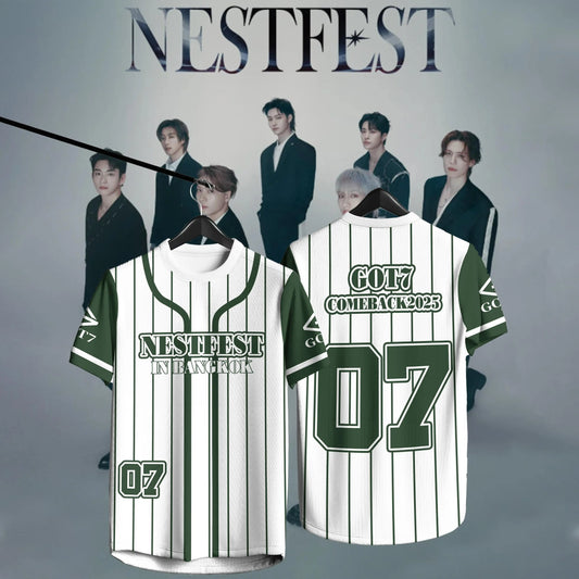 Korean boy band GOT7 Summer Men's T-Shirt Breathable Tennis T-Shirt Tshirt Sweat Absorption Fitness Outdoors Men's clothing tops