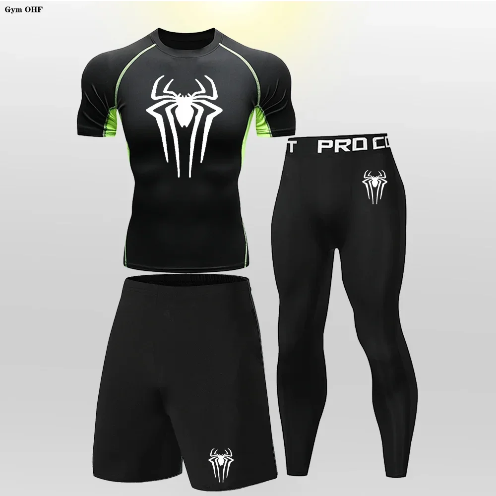 MMA Boxing Children Tracksuit Rashguard Workout Gym Clothing Joggers Training Fitness Tightt Kid's Sportswear Compression Suit