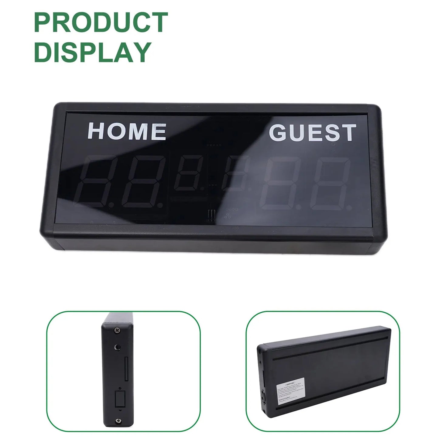 Team Sports Scoreboard Electronic Football Power Adapter Remote Control Snooker Tennis Scoreboard Sporting Goods