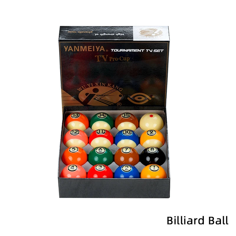 TV-Pro-Cup Billiards Table Balls Set 2-1/4inch 57.2/52.5mm Billard Resin Pool Cue Balls Full Set Snooker Billiard Accessories