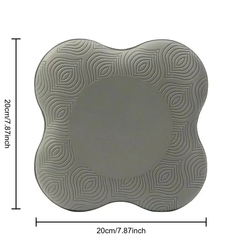 TPE Thickened Anti Slip Yoga Kneeling Protective Pad Knee Soft Flat Support Rebound Non-Slip Sports Fitness Mat Shock Absorption