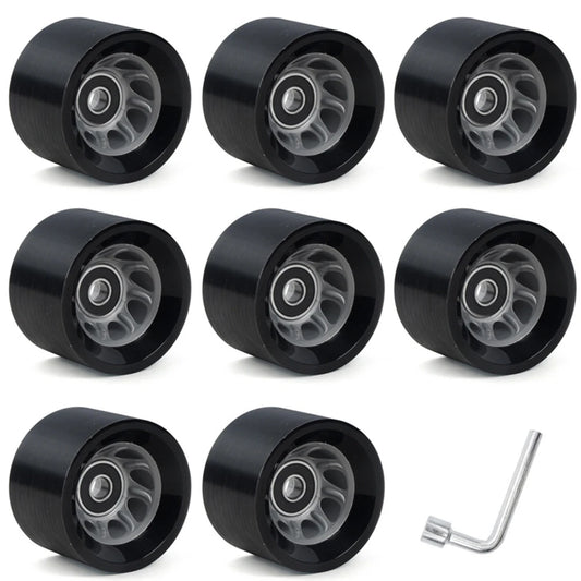 Skate Wheels Roller Skate Wheels Wheels With Wrench 58*39mm For Double-Row Roller Skates Roller Sporting Goods