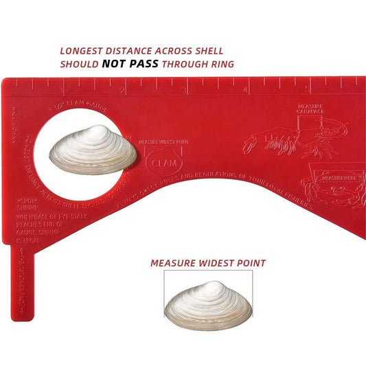 Fishing Crab Gauge Ruler Measurement For Crab Shrimp Measure Tool Sporting Goods Wear-Resistant Gauge Scale Fishing Tools