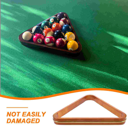 Triangle Frame Billiard Ball Storage Rack Pool Table Accessories Stand Ball Holder Pine Wood Pool Rack Billiard Triangle Snooker
