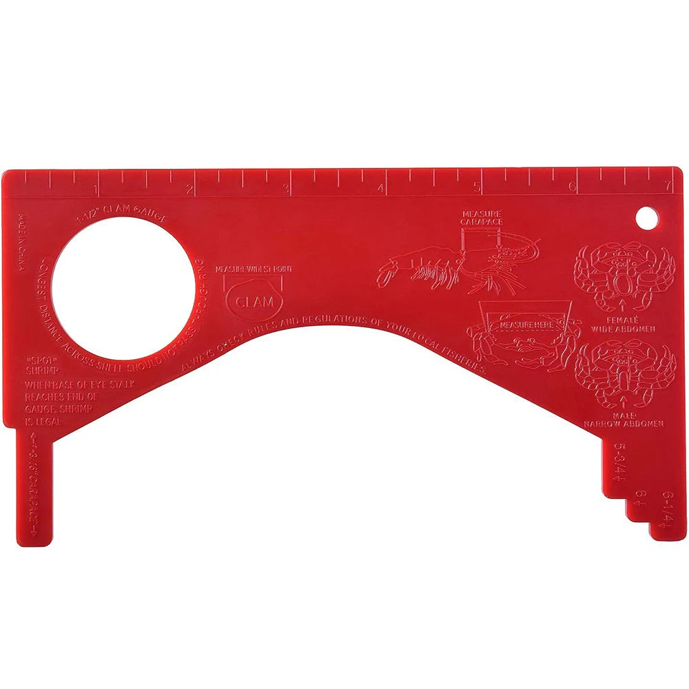 Fishing Crab Gauge Ruler Measurement For Crab Shrimp Measure Tool Sporting Goods Wear-Resistant Gauge Scale Fishing Tools