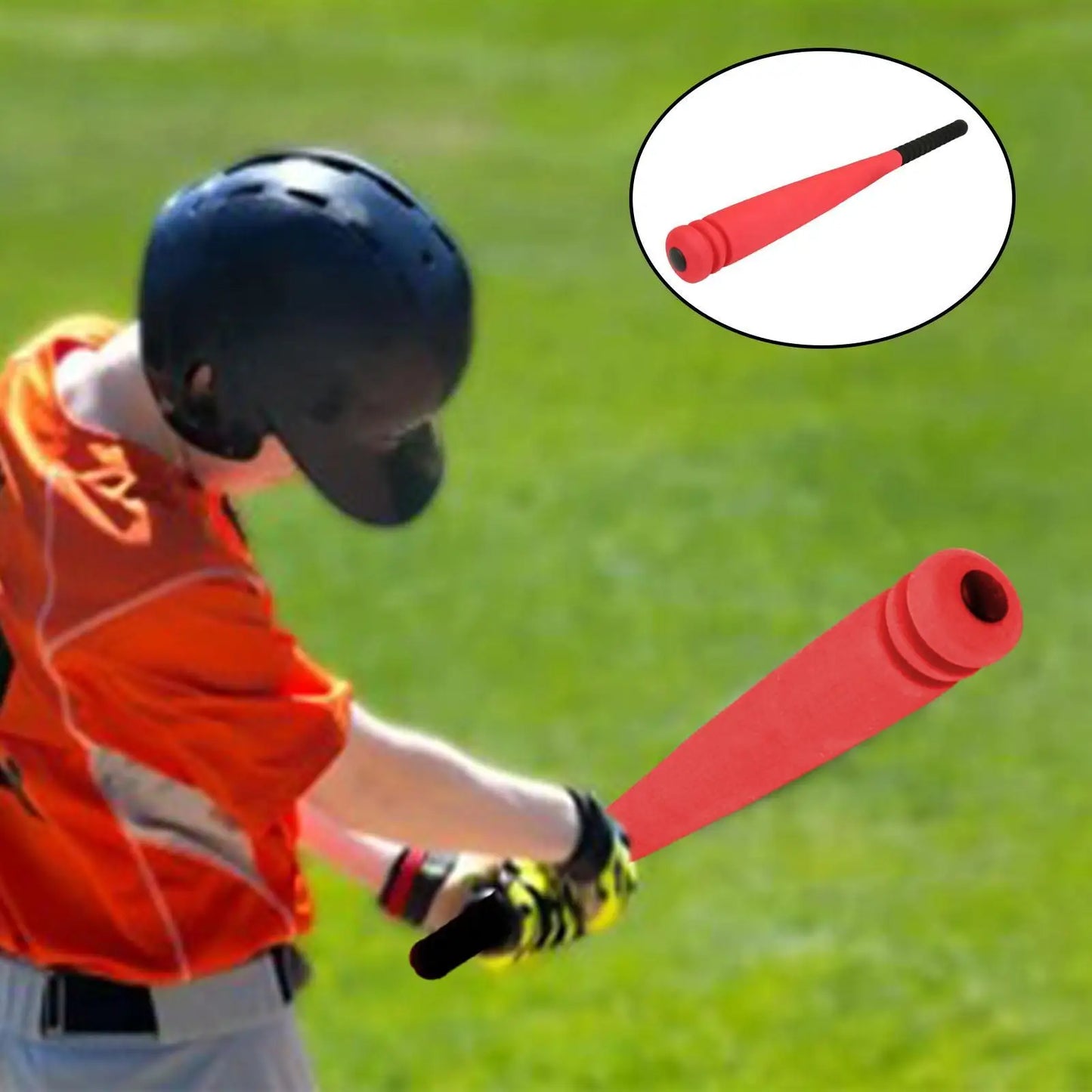 Mini Sponge Baseball Bat Toy Educational Sporting Goods with Rack Training Set Soft Children'
