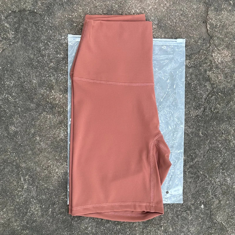 Clearance_Women Sports Biker Shorts Women Naked Feeling High Waist Yoga Shorts Push Up Fitness Leggings Tummy Control Yoga Slim