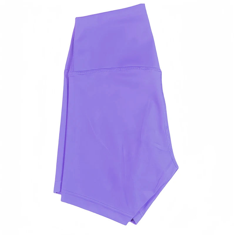 Women Sports Biker Shorts Women Naked Feeling High Waist Yoga Shorts Push Up Fitness Leggings Tummy Control Yoga Slim Shorts