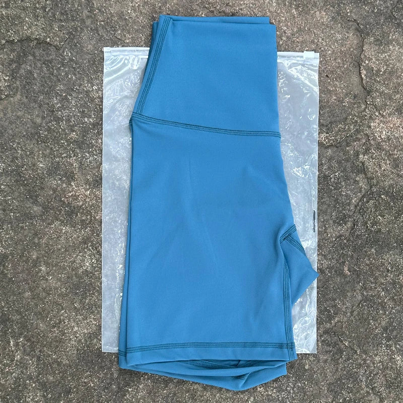 Clearance_Women Sports Biker Shorts Women Naked Feeling High Waist Yoga Shorts Push Up Fitness Leggings Tummy Control Yoga Slim