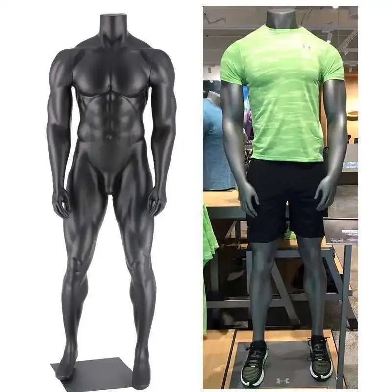 Bodybuilding Dummy Muscular Male Mannequins Display rack for Sports Clothing Store Full Body Fitness Man Mannequin Display Stand