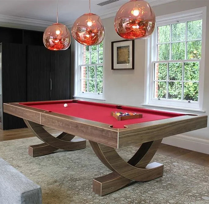 Professional 7ft Folding Pool Table, MDF Board & Waterproof Felt for Home/Bar, 24H Shipping + Free Accessories Kit