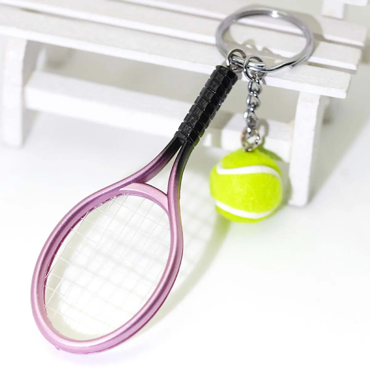 Golf Ball Key Chain Top Grade Metal Keychain Car Key Chain Key Ring Sporting Goods Sports Gift for Man Souvenir Ball Key Ring
