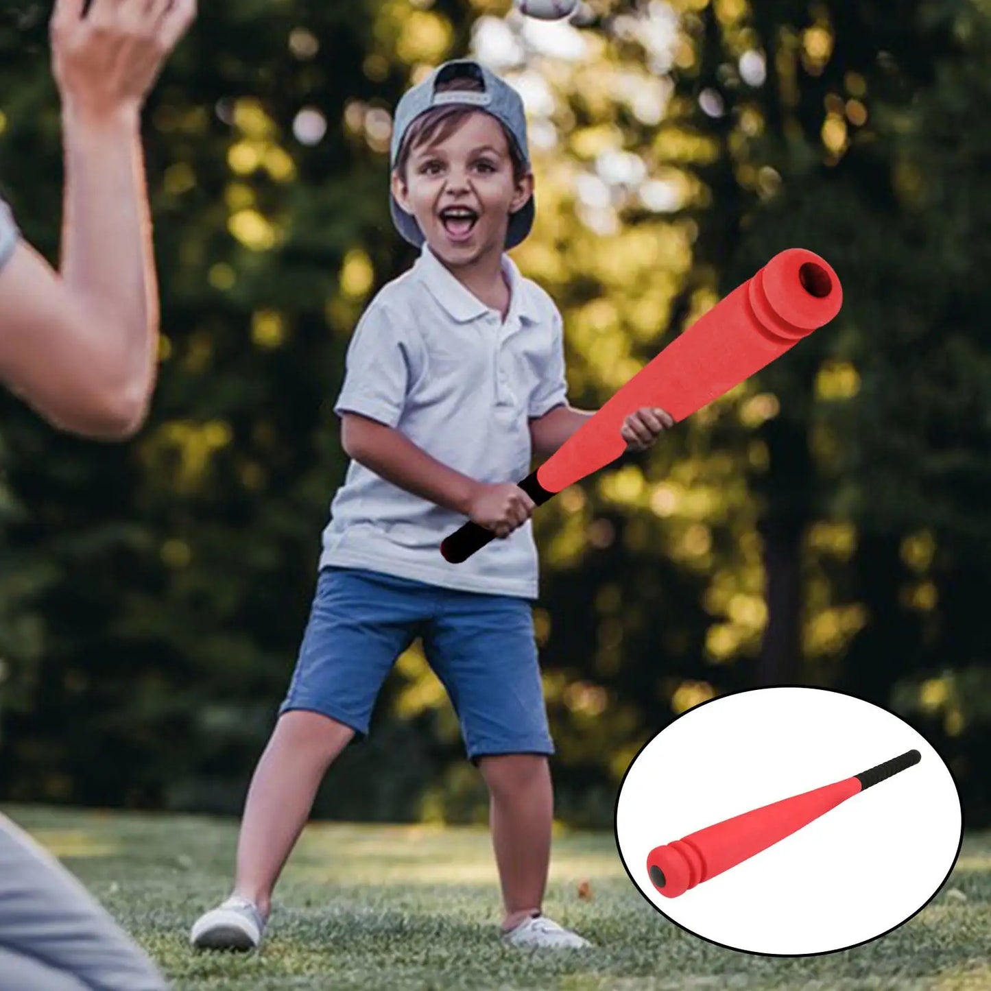 Mini Sponge Baseball Bat Toy Educational Sporting Goods with Rack Training Set Soft Children'