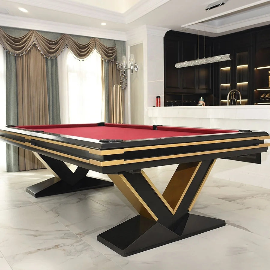 Professional 7ft Folding Pool Table, MDF Board & Waterproof Felt for Home/Bar, 24H Shipping + Free Accessories Kit
