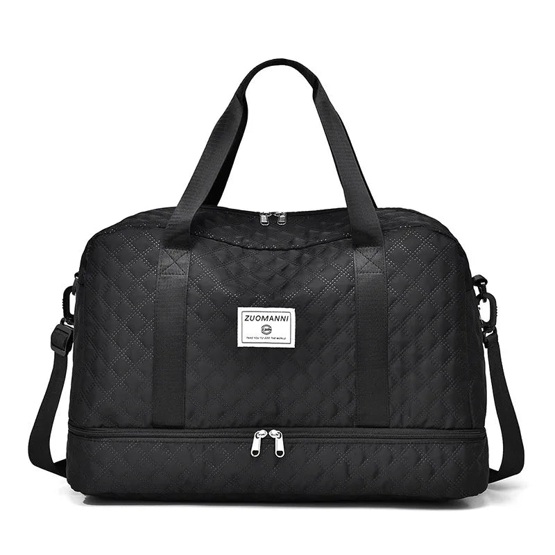 Large Capacity Gym Bag, Handbag - Fashionable and Practical Compartment Design, Suitable for Gym,Yoga and Shoulder Bag for Women