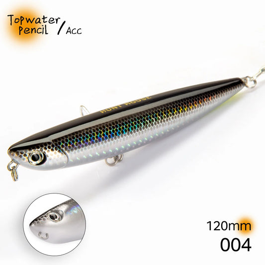 Hunthouse D02 Sparrow Pencil Surface Fishing Lure Topwater Stickbaits 90/120mm 11.5/26g Top Walkers pesca For Bass Tackle LW519