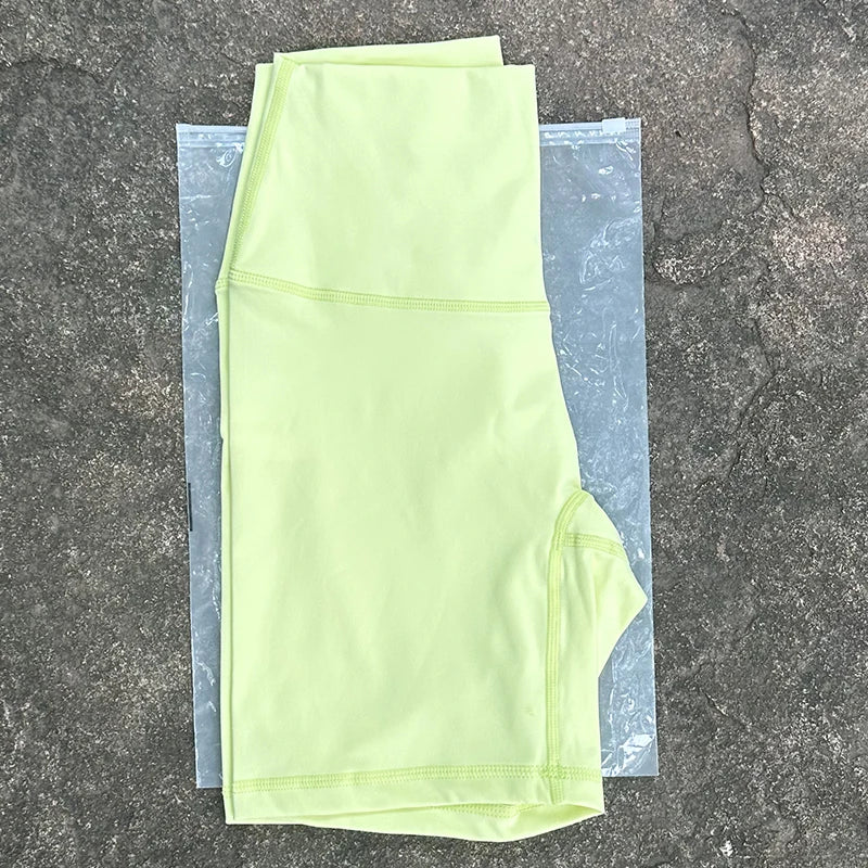 Clearance_Women Sports Biker Shorts Women Naked Feeling High Waist Yoga Shorts Push Up Fitness Leggings Tummy Control Yoga Slim