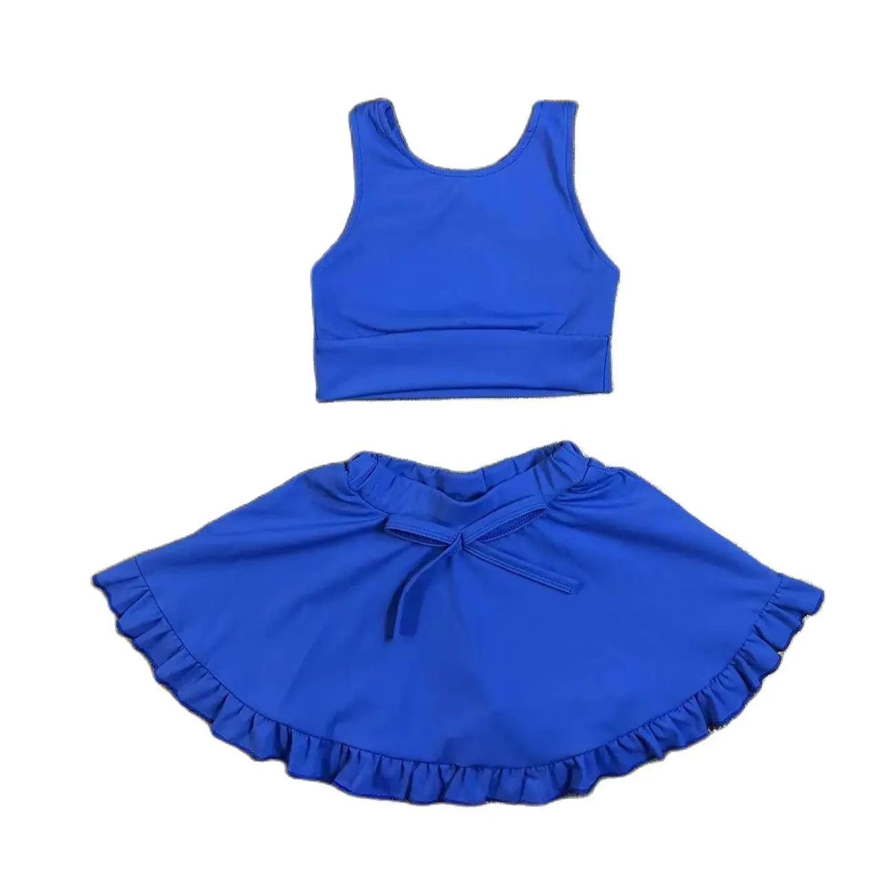 Girls baby yoga suit yoga dress plus shorts suit childrens clothes 2-9 years old fitness gym running weight loss