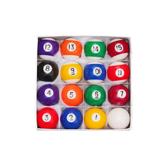 Children Mini Billiards Table Balls Set Resin Small Pool Cue Balls Full Set Snooker & Billiard Accessory