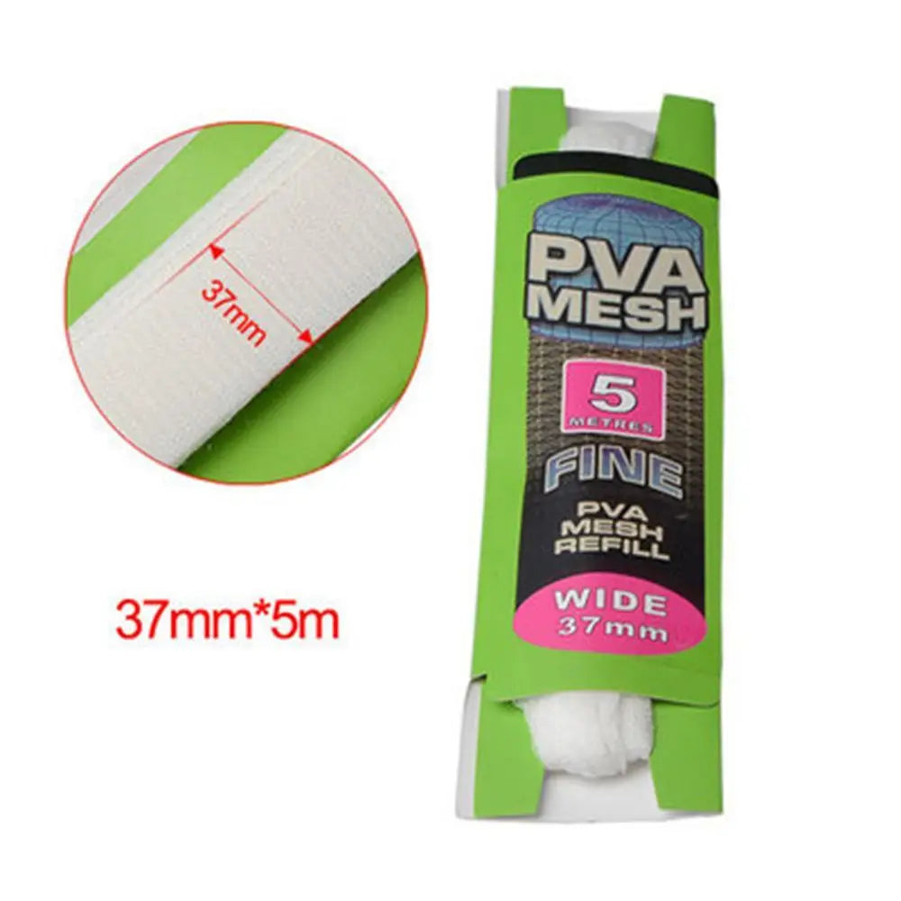 Water 5M White Fishing Tackle Bag Mesh Fishing Water Soluble Bags Fishing Network Fishing Accessories Sporting Goods